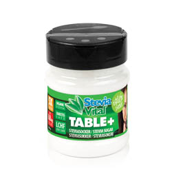 SteviaVital® TABLE+ Steviasocker 5X, 166g i ströare